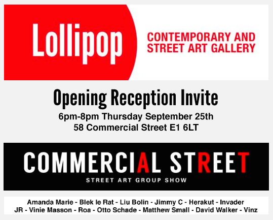Group exhibition “COMMERCIAL STREET” London