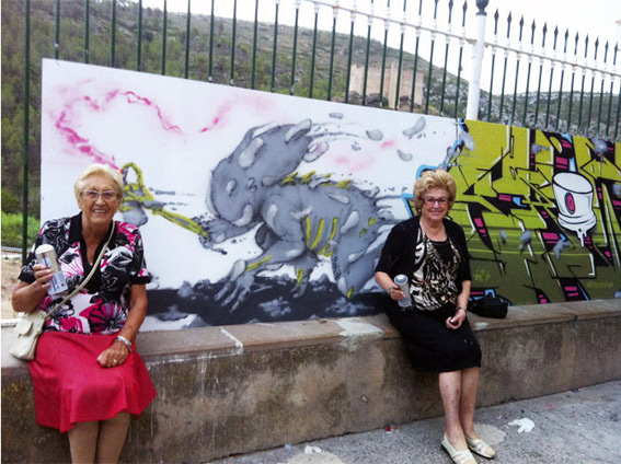 Spanish graffiti artist CERE talks to ISSA