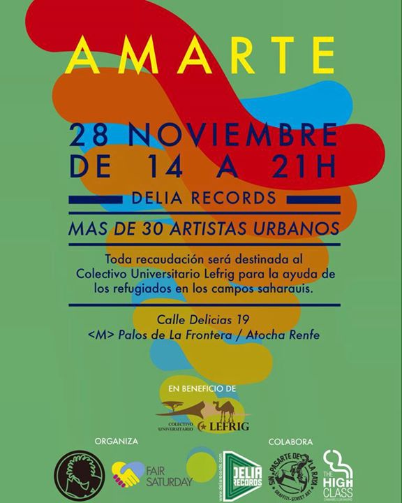 Group exhibition “AMARTE”. Madrid, Spain