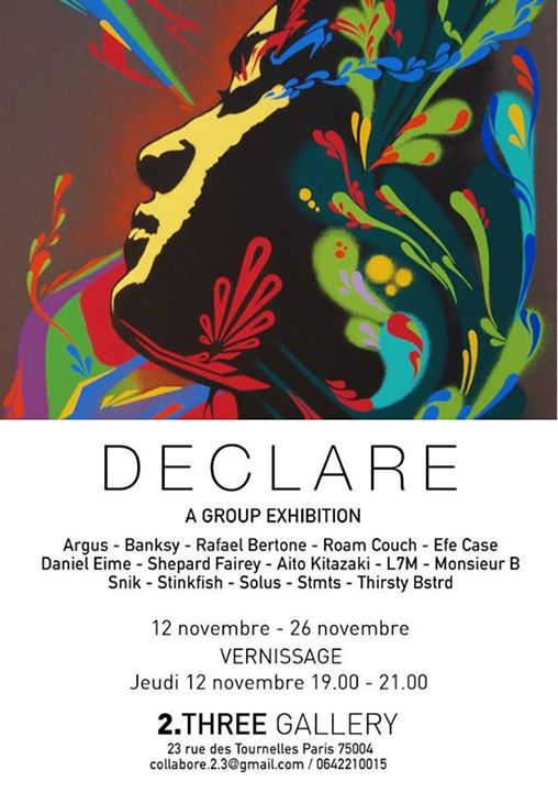 Group exhibition “DECLARE”. Paris, France