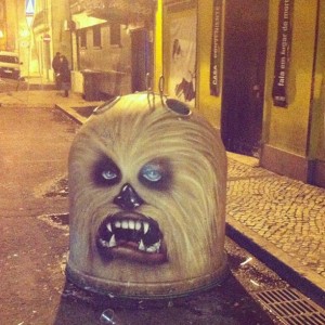 Star Wars - Chewbacca Street Art