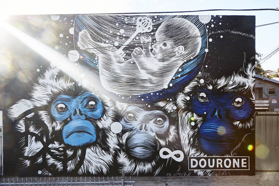 New L.A. mural by Dourone