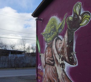 Yoda Street Art