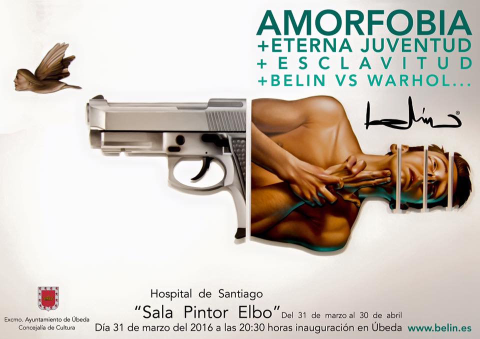 Solo exhibition -Amorfobia-by BELIN. Úbeda/Spain