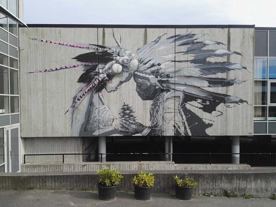 AFK and Pure Evil for the Nuart Sandnes Art Trail