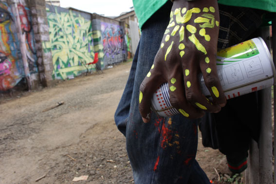 Support street art in Kenya ! Support « Spray for change »