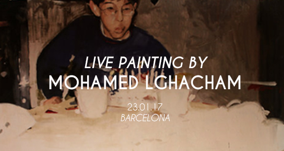 Live Painting by Mohamed Lghacham