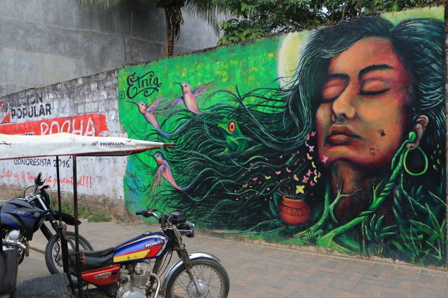 Street Art in Amazonian town Yurimaguas
