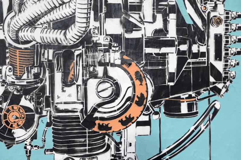 NEVERCREW - Baring machine part 2 - Satka Street Art Festival - 2017 - 28