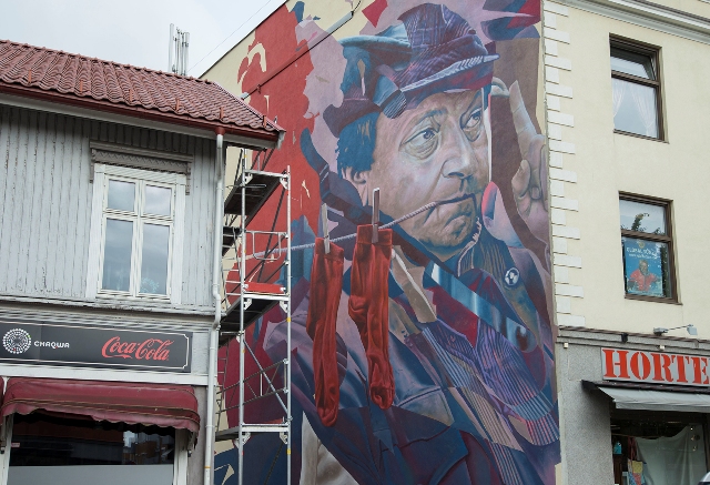 Fresh mural by TelmoMiel in Norway