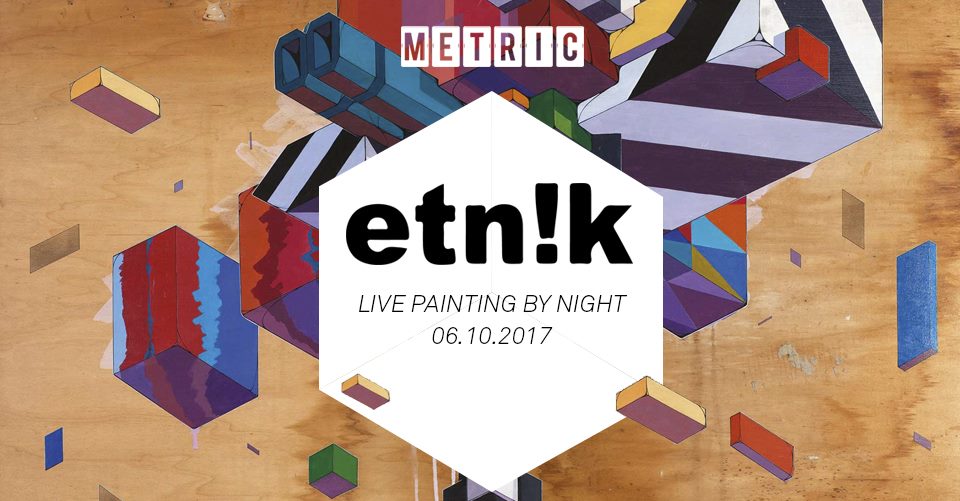 Live Painting by night by ETNIK