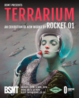 Terrarium, solo show by Rocket01 at BSMT