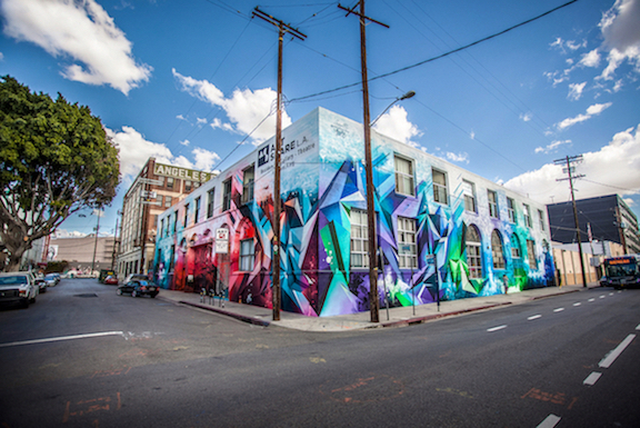 Art Share LA Opens New Chapter With Mural by Artist Mikael B.