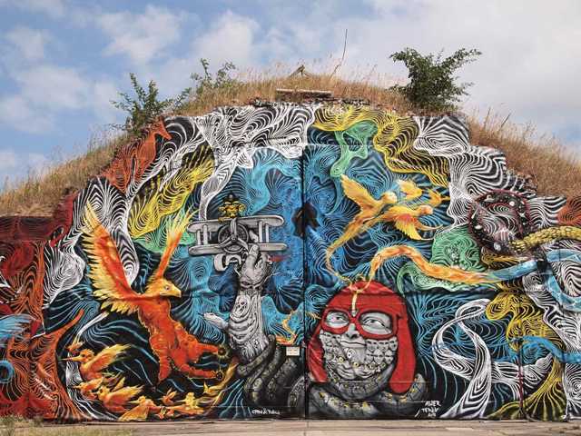 Freqs of Nature Festival in Berlin gets one hell of a mural - I Support Street ArtI Street Art