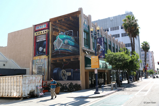 Leon Keer 3D works in Long Beach