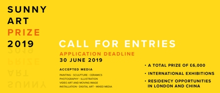 Sunny Art Prize 2019: Call for Artists
