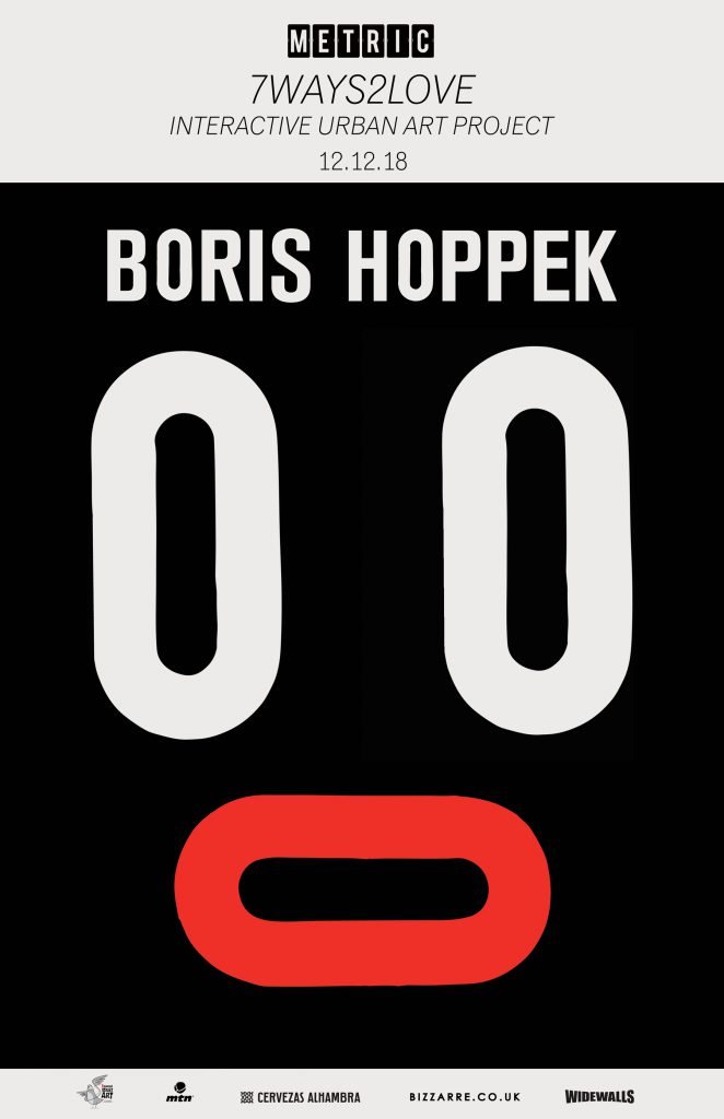 Boris Hoppek in 7ways2love project, Barcelona