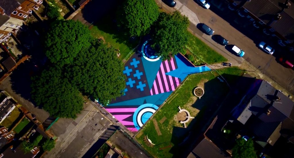 Urban Art Inspires New Park Design in Northern England