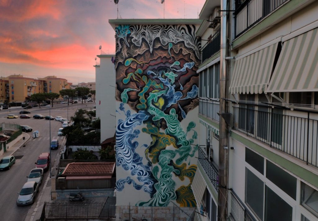 Awer mural in Bari
