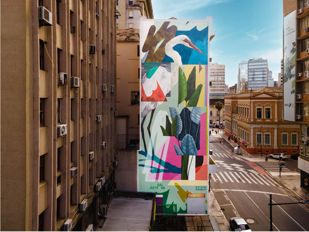New mural by Kelvin Koubik in Brazil