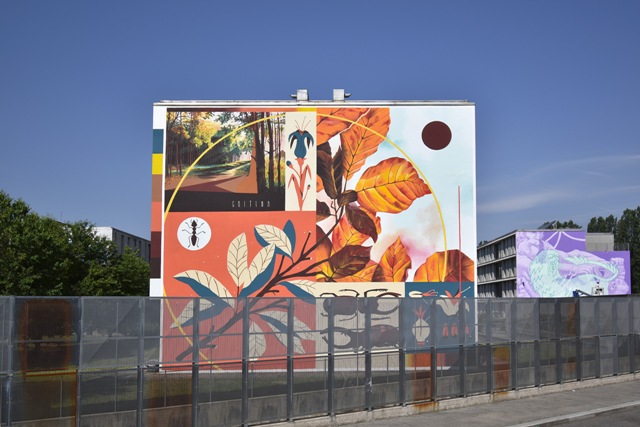 Fabio Petani mural in Turin