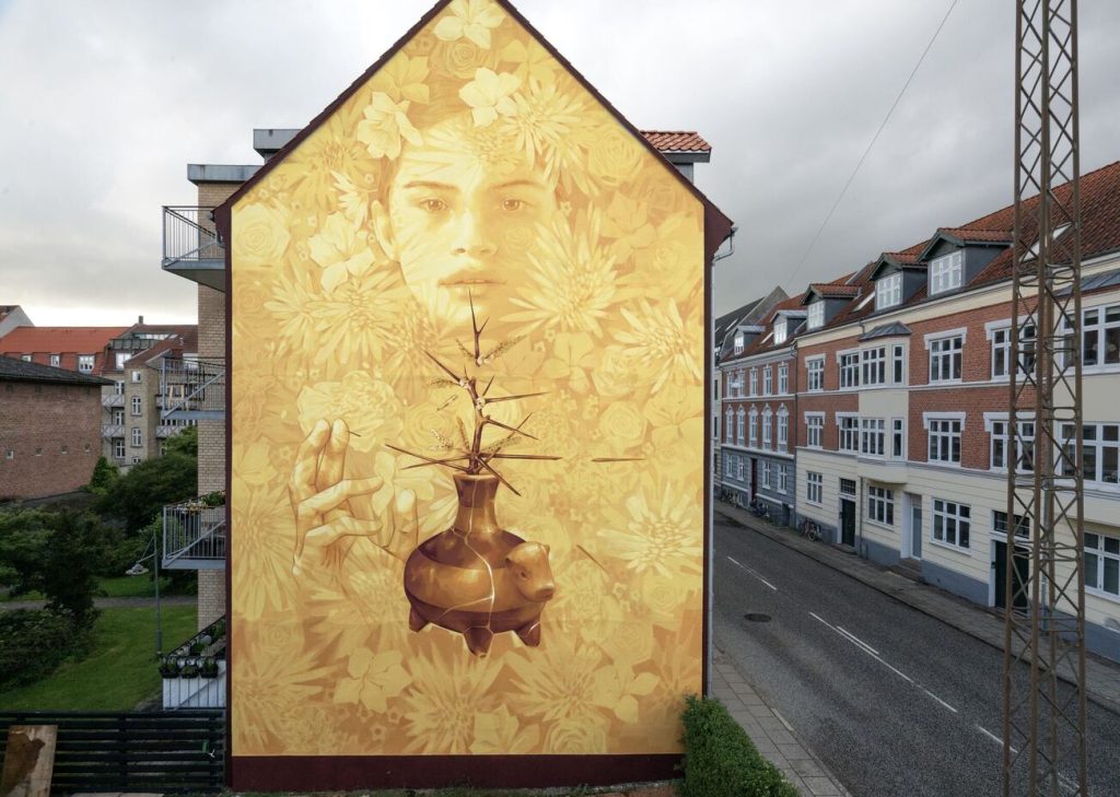 New mural by INTI for Aalborg
