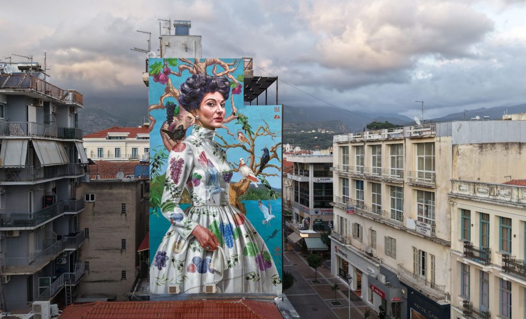 Kalamata mural by KLE