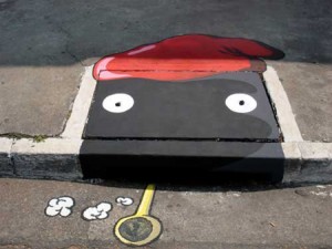 storm drain art